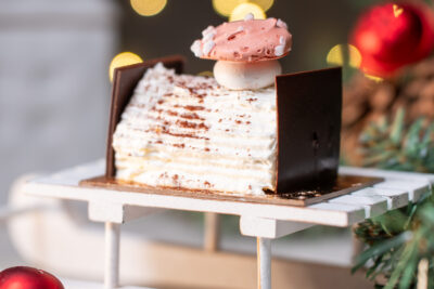 Bûchette de Noël Crème au beurre vanille