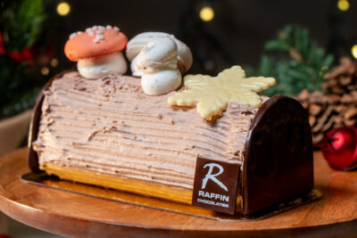 Bûche de Noël Crème au beurre chocolat